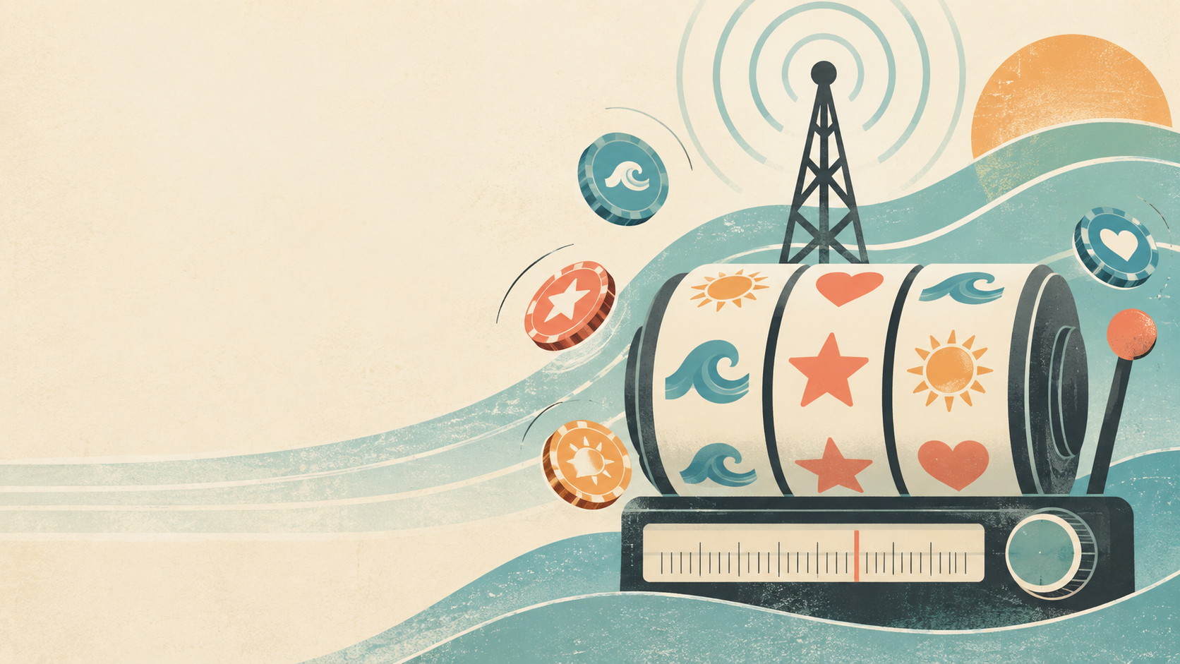 Coastal radio tower
