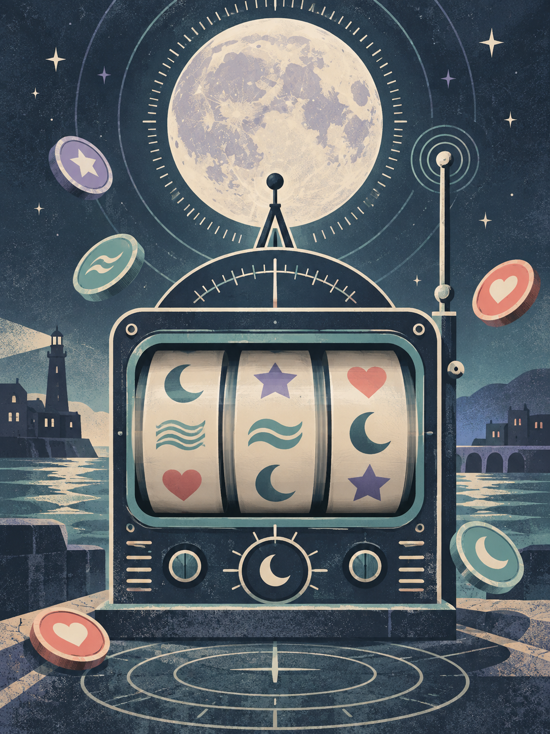 Moon signal illustration