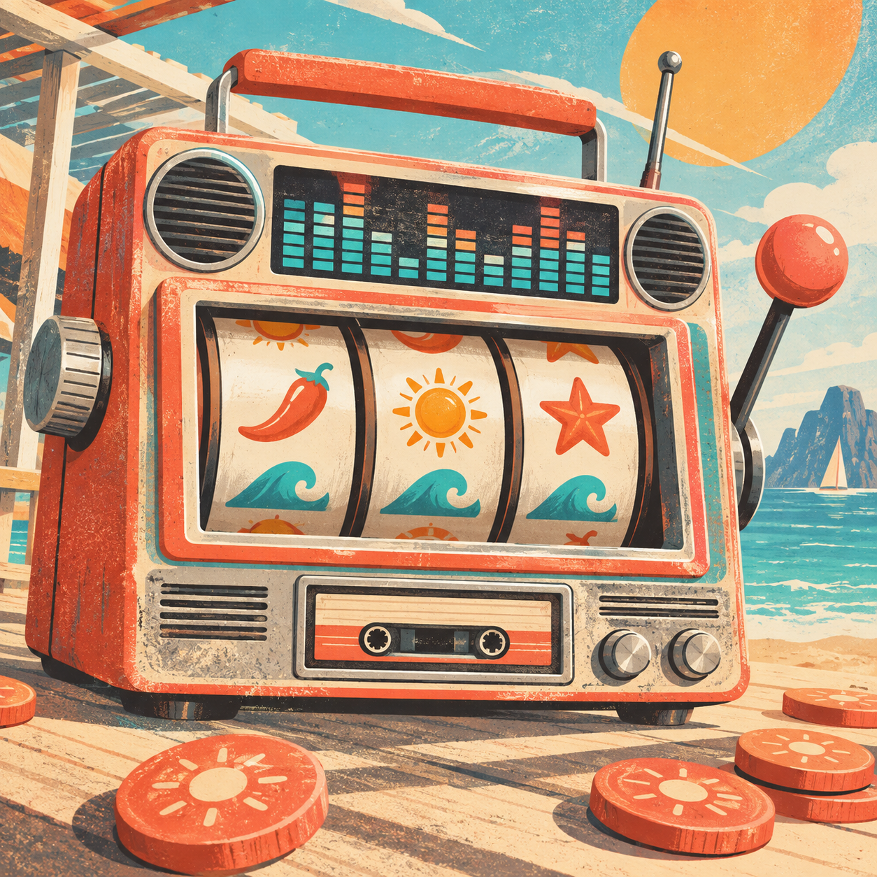 Spice and cassette illustration